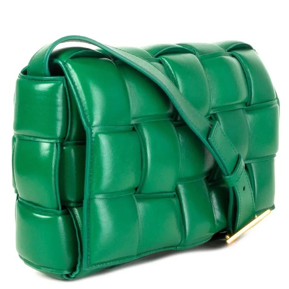 Bottega Veneta racing green and gold small padded cassette bag - Picture 4 of 8